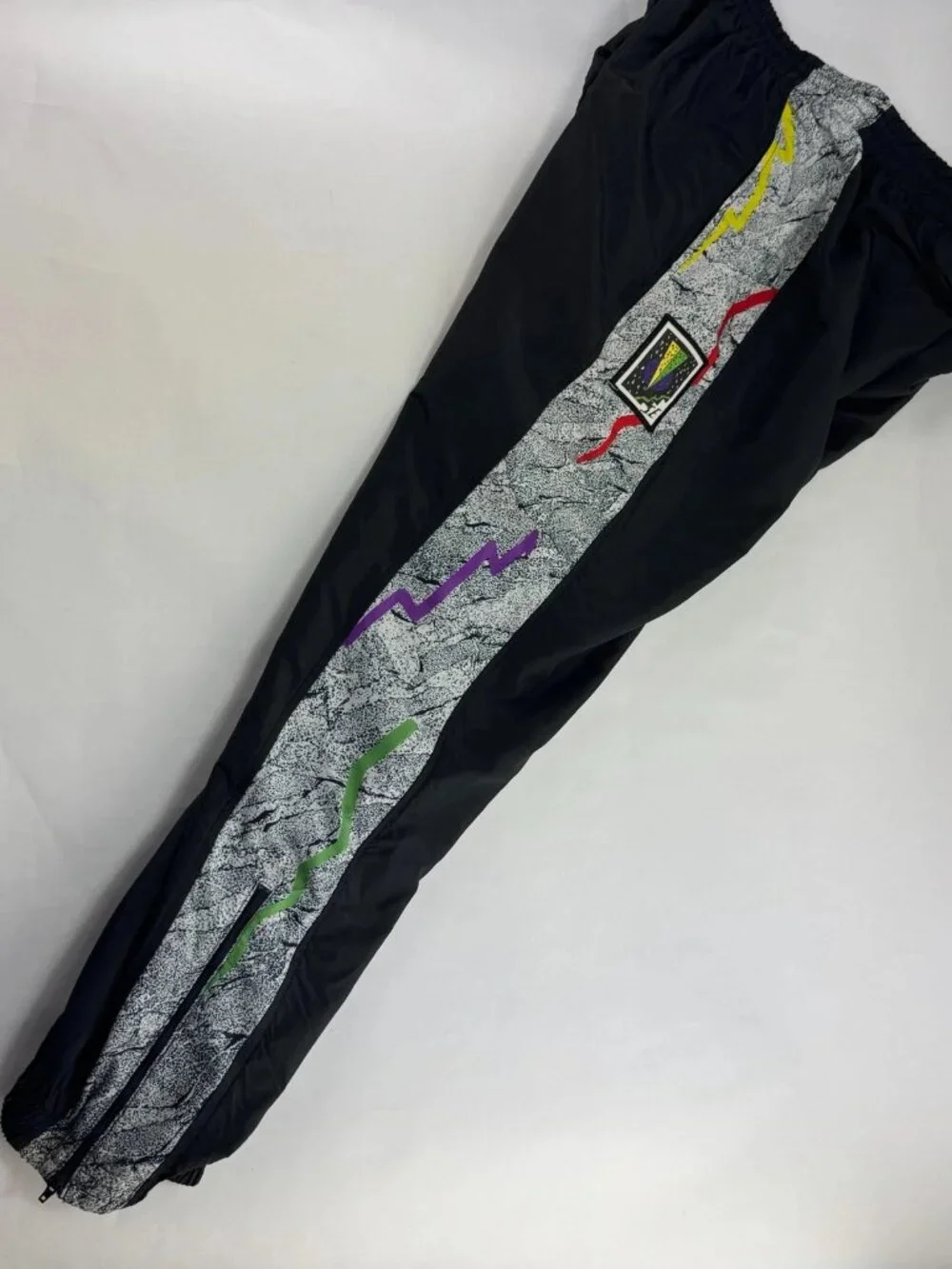 VTG 90s Adidas Stefan Edberg Black Track Pants Rare Mens XL Tennis Ankle Zip